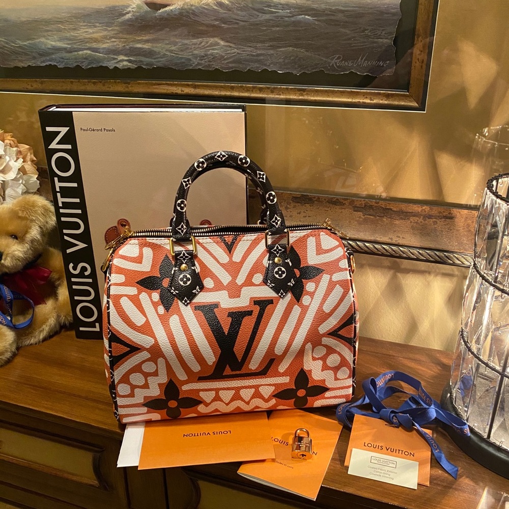 Speedy Bandolier 25 CRAFTY 🖤 & LV Gaia Bag